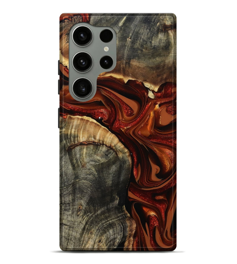 Galaxy S24 Ultra Wood Live Edge Phone Case - Alda (Red, 814787)
