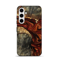 Galaxy S25 Wood Live Edge Phone Case - Alda (Red, 814787)