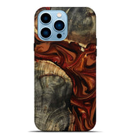 iPhone 14 Pro Max Wood Live Edge Phone Case - Alda (Red, 814787)