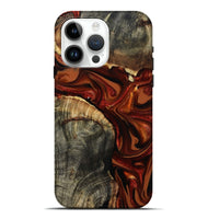 iPhone 15 Pro Max Wood Live Edge Phone Case - Alda (Red, 814787)