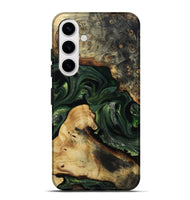 Galaxy S25 Plus Wood Live Edge Phone Case - Jammie (Green, 814788)