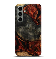 Galaxy S24 Plus Wood Live Edge Phone Case - Malaki (Red, 814790)