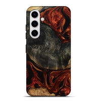 Galaxy S25 Plus Wood Live Edge Phone Case - Malaki (Red, 814790)