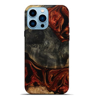 iPhone 14 Pro Max Wood Live Edge Phone Case - Malaki (Red, 814790)