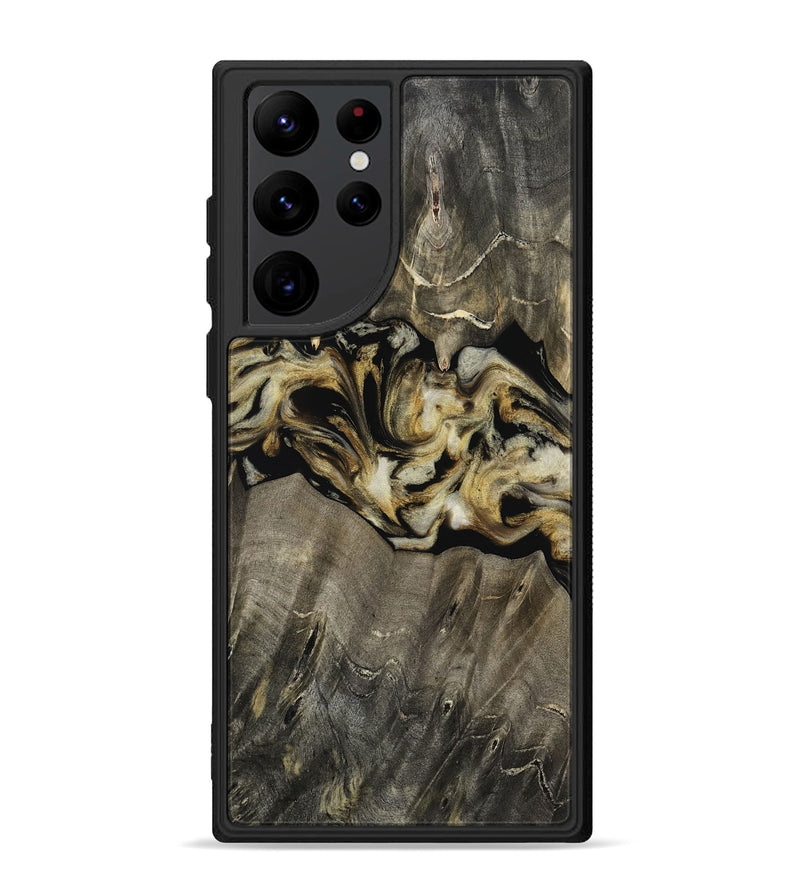 Galaxy S22 Ultra Wood Phone Case - Angeles (Black & White, 814794)