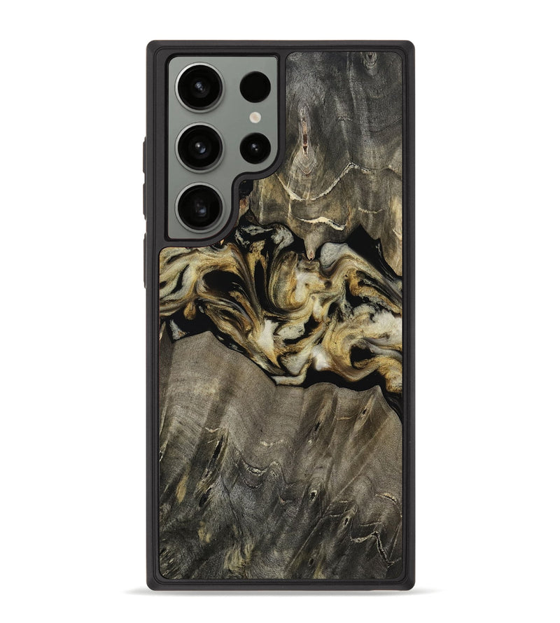 Galaxy S23 Ultra Wood Phone Case - Angeles (Black & White, 814794)