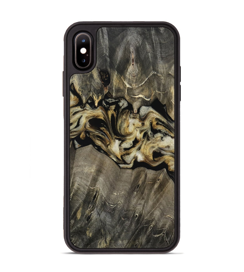 iPhone Xs Max Wood Phone Case - Angeles (Black & White, 814794)