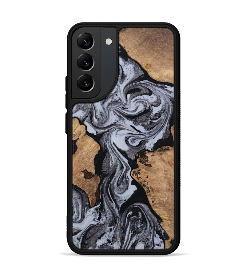 Galaxy S22 Plus Wood Phone Case - Clem (Black & White, 814795)