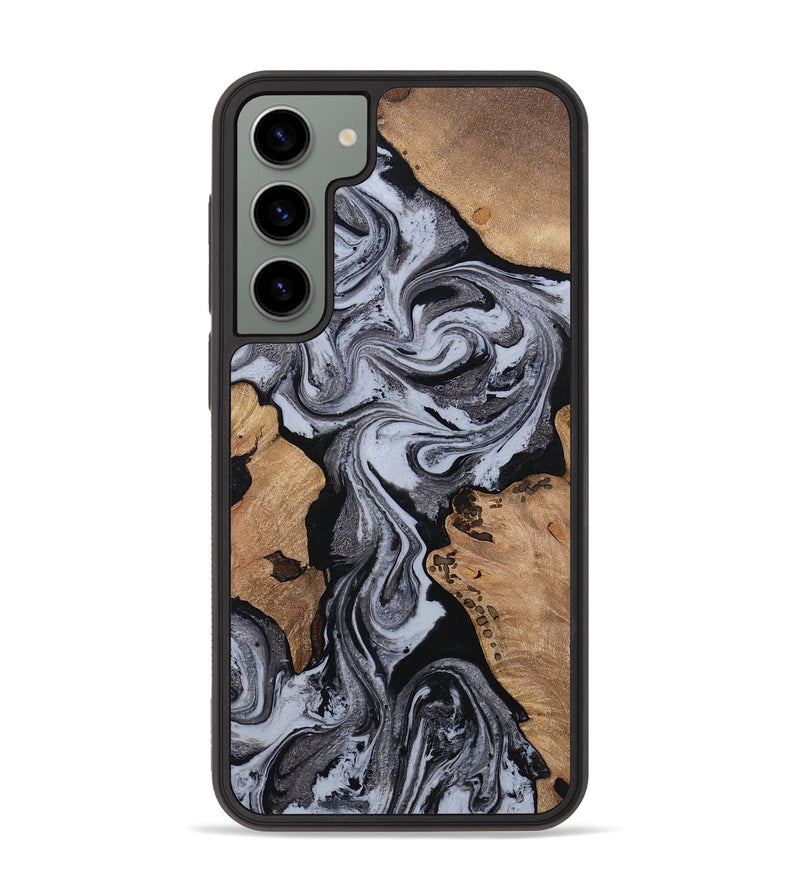 Galaxy S23 Plus Wood Phone Case - Clem (Black & White, 814795)