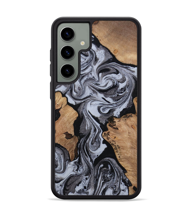 Galaxy S24 Plus Wood Phone Case - Clem (Black & White, 814795)