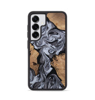 Galaxy S25 Wood Phone Case - Clem (Black & White, 814795)