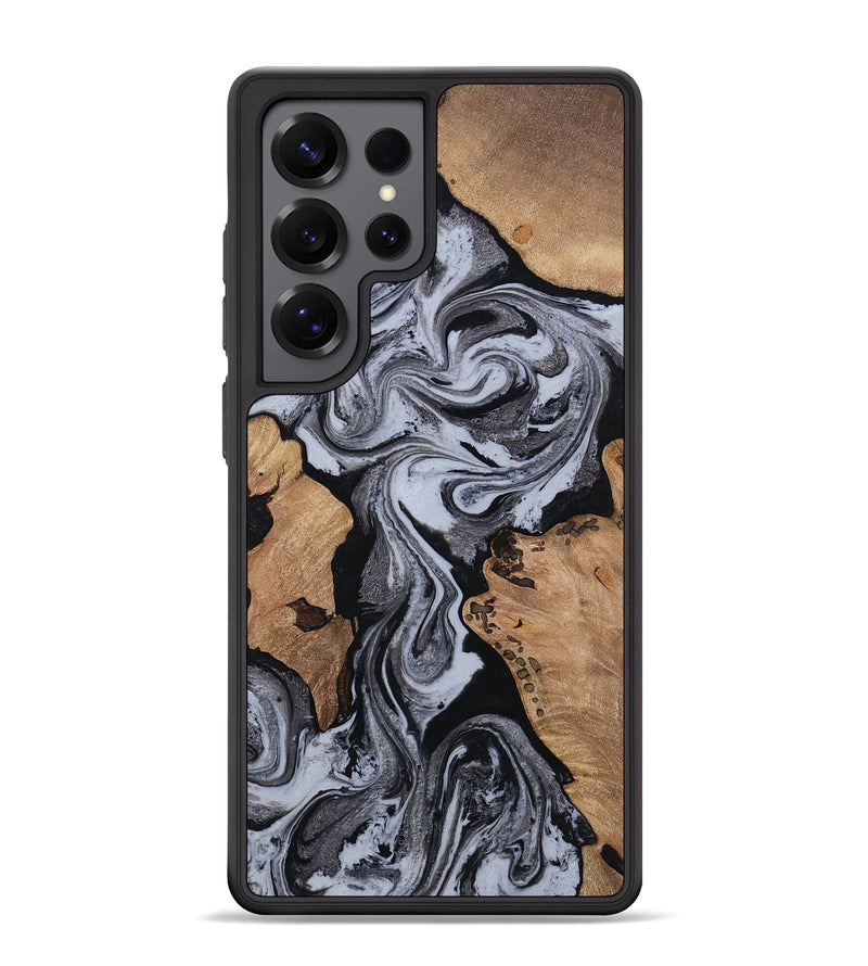 Galaxy S25 Ultra Wood Phone Case - Clem (Black & White, 814795)