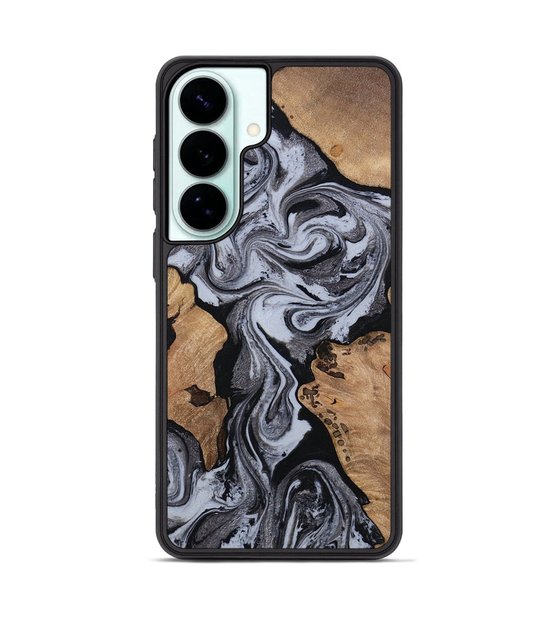 Galaxy S26 Plus Wood Phone Case - Clem (Black & White, 814795)