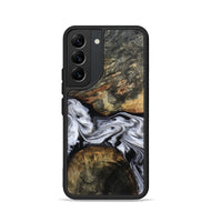 Galaxy S22 Wood Phone Case - Ardis (Black & White, 814796)