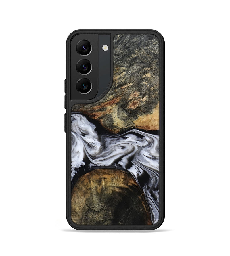 Galaxy S22 Wood Phone Case - Ardis (Black & White, 814796)