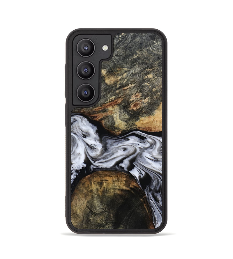 Galaxy S23 Wood Phone Case - Ardis (Black & White, 814796)