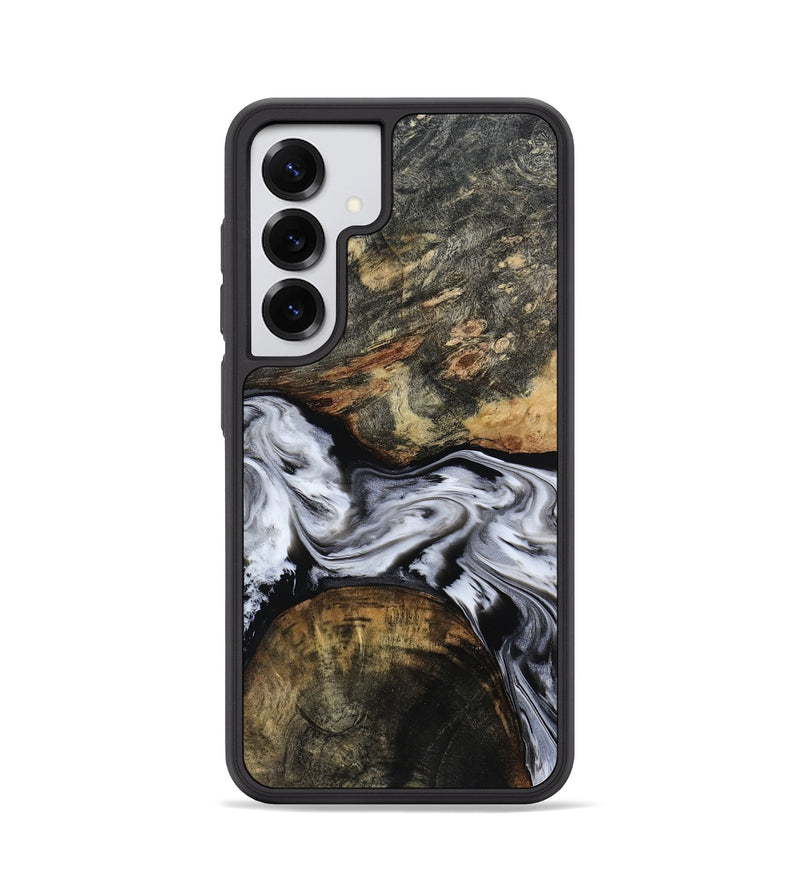 Galaxy S25 Wood Phone Case - Ardis (Black & White, 814796)