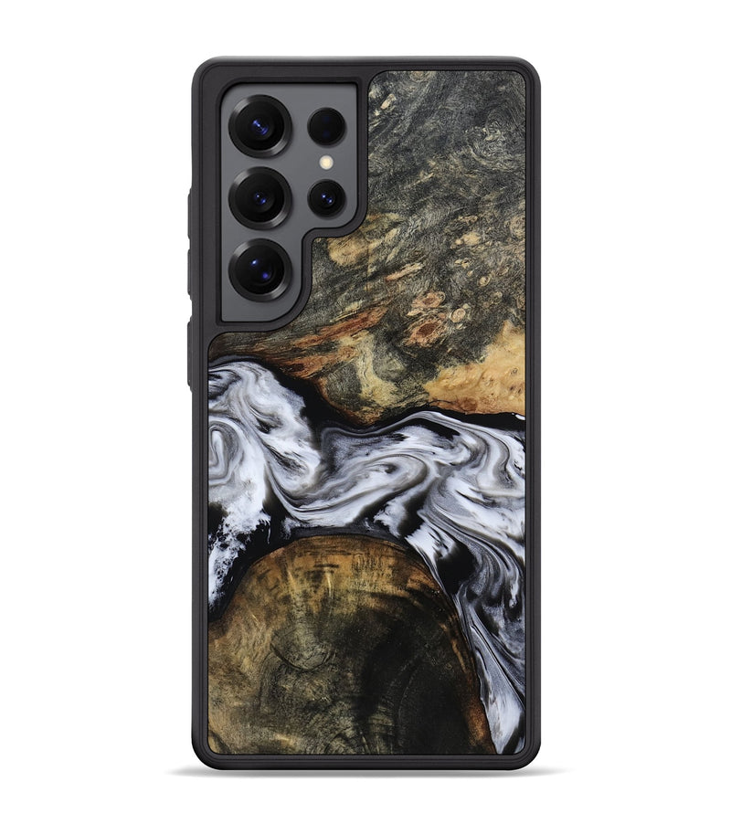 Galaxy S25 Ultra Wood Phone Case - Ardis (Black & White, 814796)