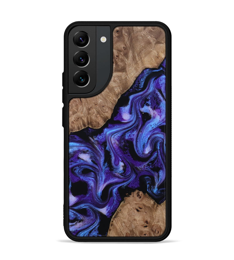 Galaxy S22 Plus Wood Phone Case - Dashawn (Purple, 814797)