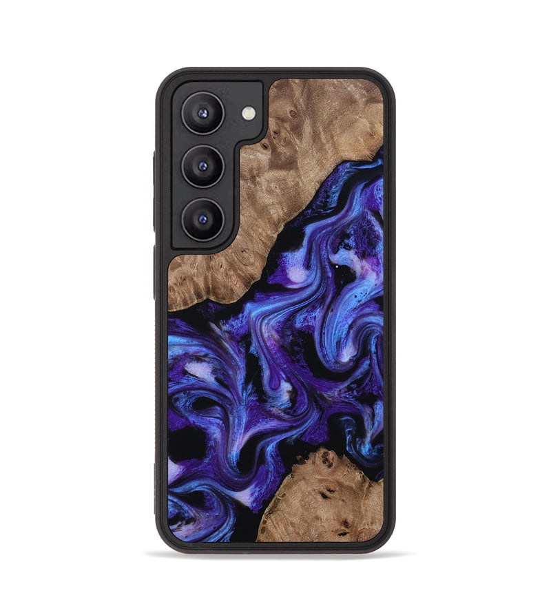 Galaxy S23 Wood Phone Case - Dashawn (Purple, 814797)