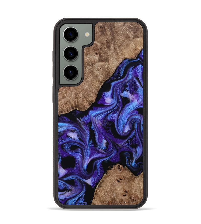 Galaxy S23 Plus Wood Phone Case - Dashawn (Purple, 814797)