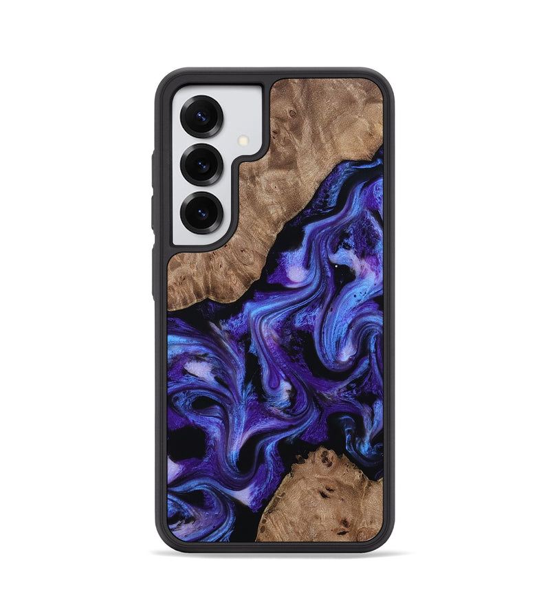 Galaxy S25 Wood Phone Case - Dashawn (Purple, 814797)