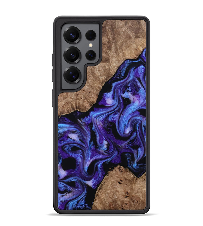 Galaxy S25 Ultra Wood Phone Case - Dashawn (Purple, 814797)