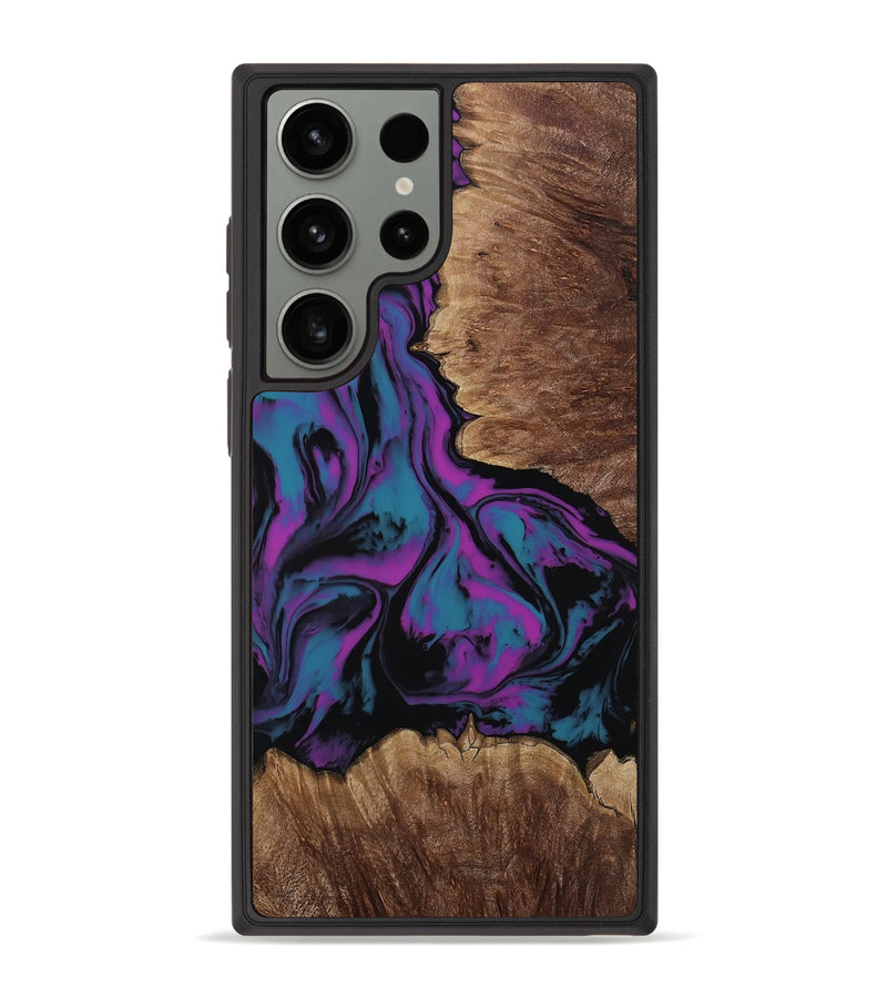 Galaxy S23 Ultra Wood Phone Case - Latonia (Purple, 814799)