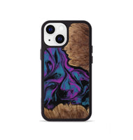 iPhone 13 mini Wood Phone Case - Latonia (Purple, 814799)