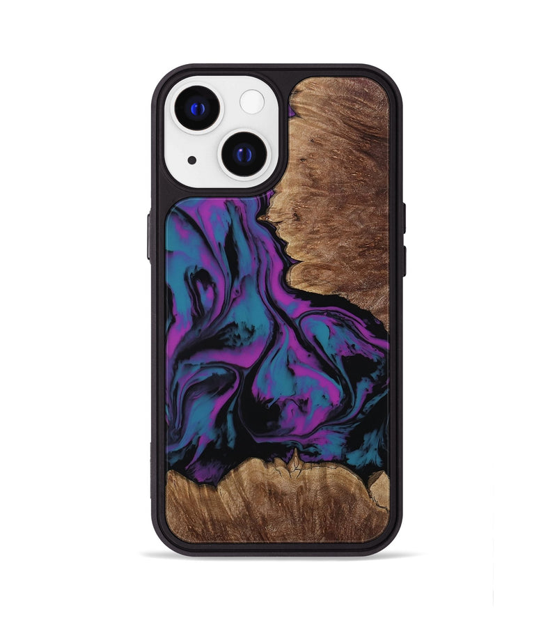 iPhone 13 Wood Phone Case - Latonia (Purple, 814799)