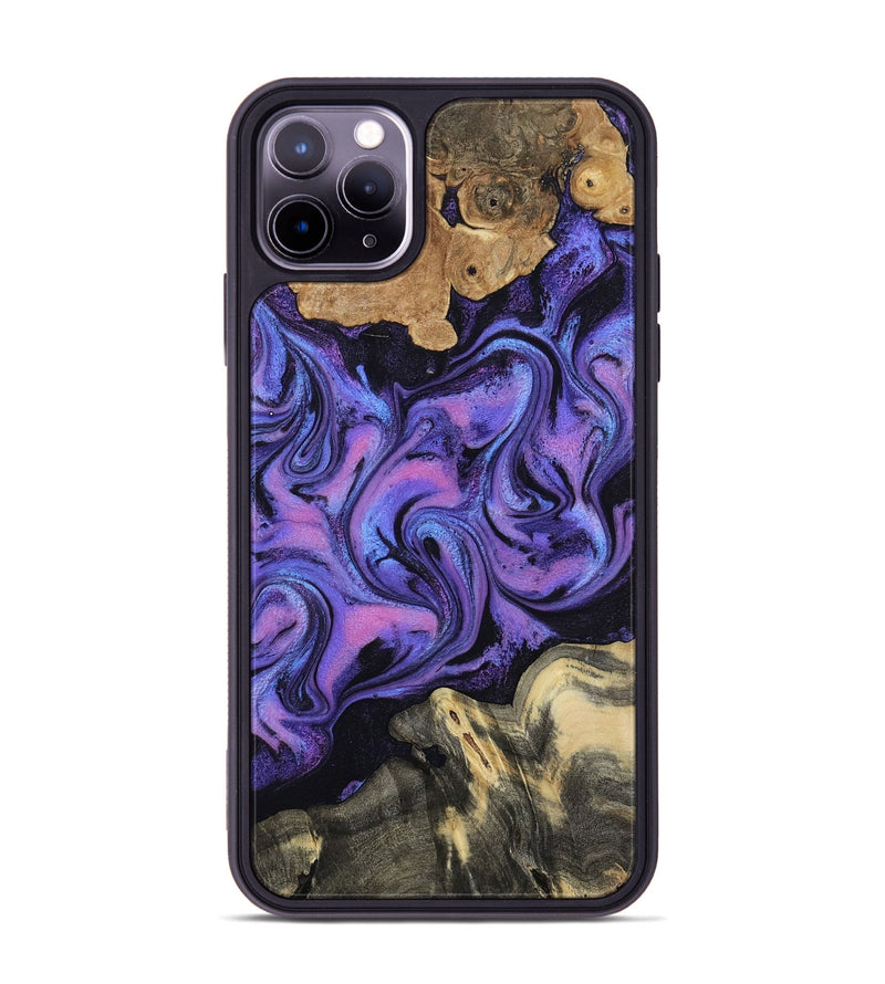 iPhone 11 Pro Max Wood Phone Case - Rogers (Purple, 814800)