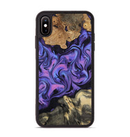 iPhone Xs Max Wood Phone Case - Rogers (Purple, 814800)