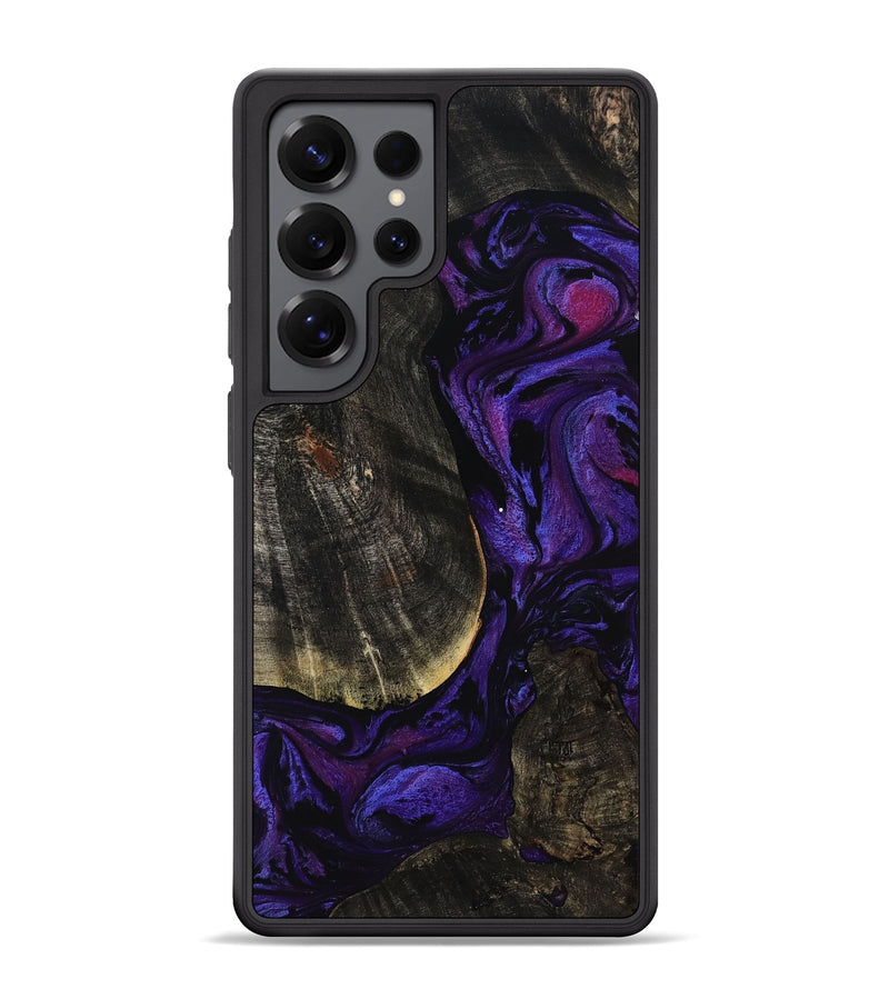 Galaxy S25 Ultra Wood Phone Case - Rosalee (Purple, 814801)