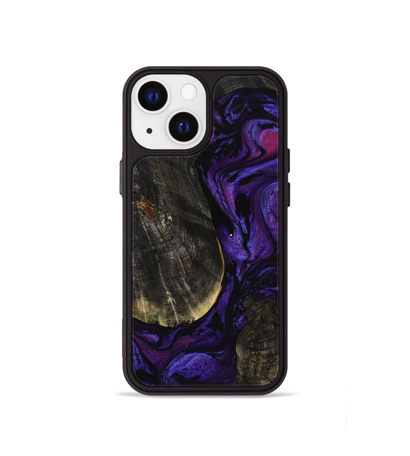 iPhone 13 mini Wood Phone Case - Rosalee (Purple, 814801)