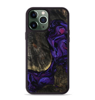 iPhone 13 Pro Max Wood Phone Case - Rosalee (Purple, 814801)