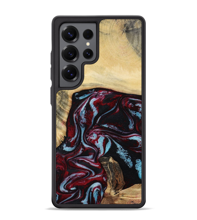 Galaxy S25 Ultra Wood Phone Case - Alonza (Red, 814802)