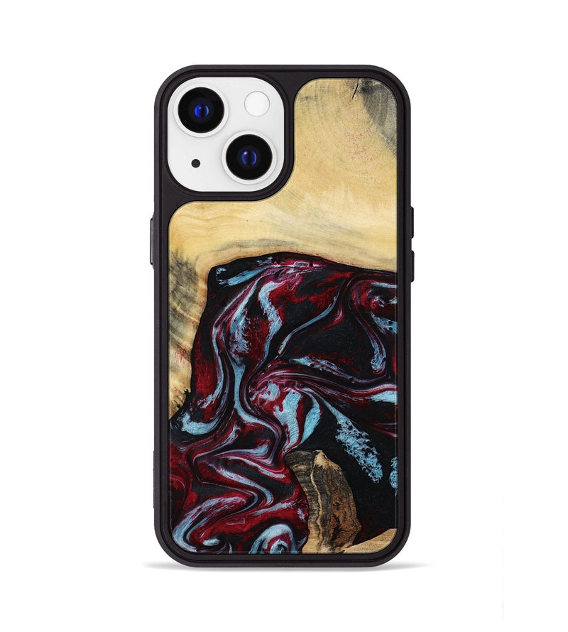 iPhone 13 Wood Phone Case - Alonza (Red, 814802)