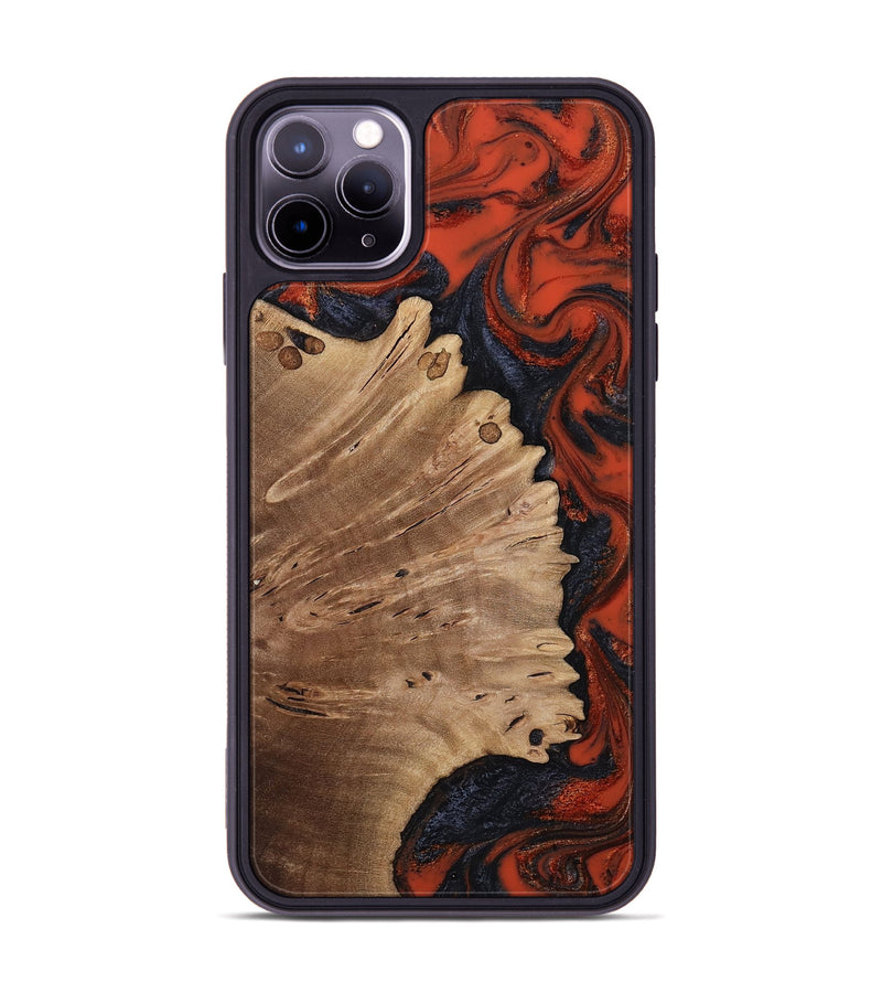 iPhone 11 Pro Max Wood Phone Case - Cordie (Red, 814803)