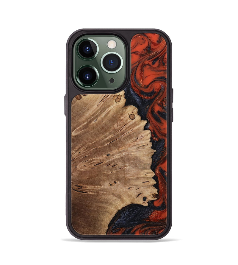 iPhone 13 Pro Wood Phone Case - Cordie (Red, 814803)