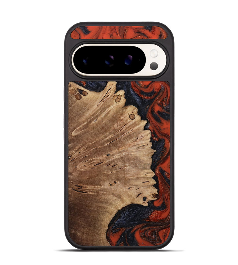 Pixel 9 Pro Wood Phone Case - Cordie (Red, 814803)