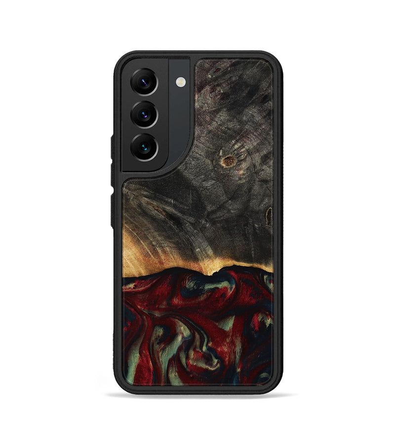 Galaxy S22 Wood Phone Case - Millie (Red, 814804)