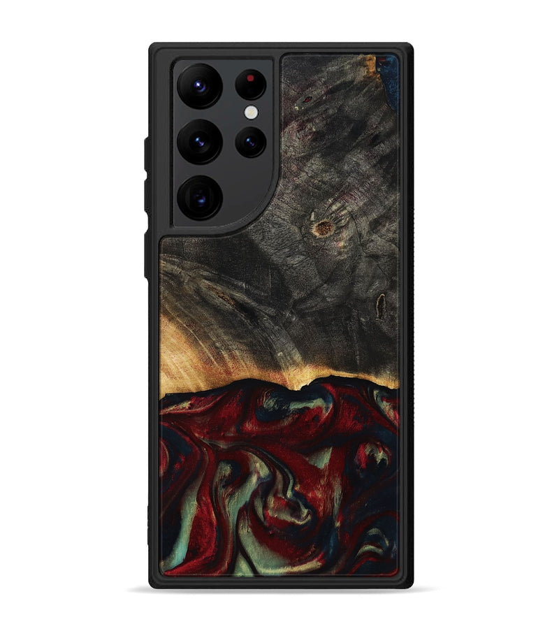 Galaxy S22 Ultra Wood Phone Case - Millie (Red, 814804)