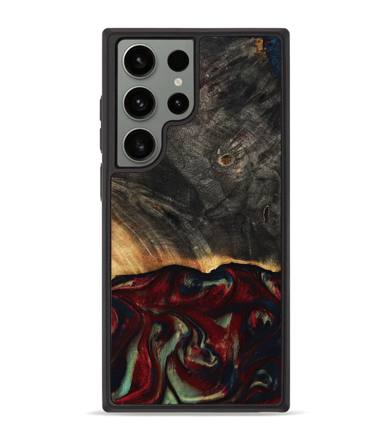 Galaxy S23 Ultra Wood Phone Case - Millie (Red, 814804)