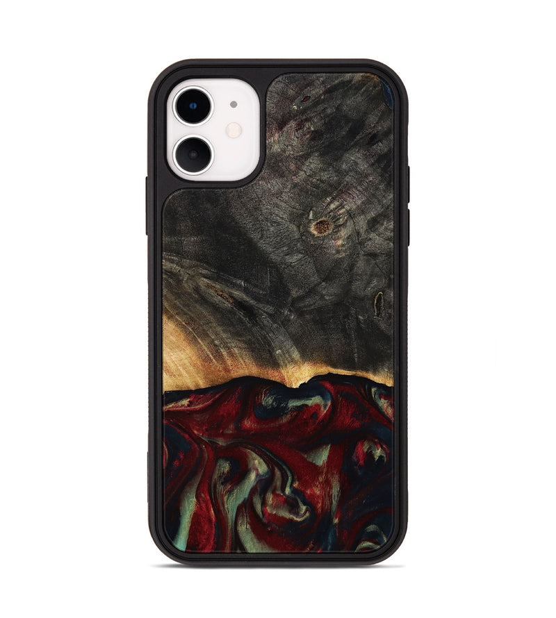 iPhone 11 Wood Phone Case - Millie (Red, 814804)
