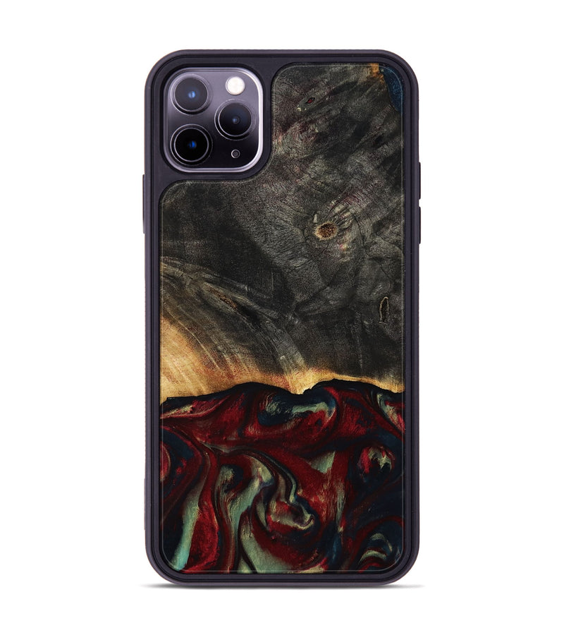 iPhone 11 Pro Max Wood Phone Case - Millie (Red, 814804)