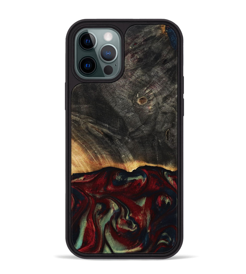 iPhone 12 Pro Max Wood Phone Case - Millie (Red, 814804)