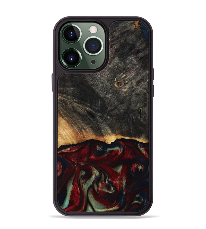 iPhone 13 Pro Max Wood Phone Case - Millie (Red, 814804)