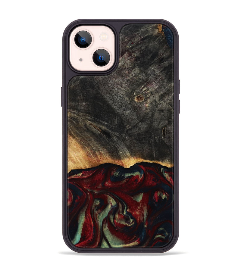 iPhone 14 Plus Wood Phone Case - Millie (Red, 814804)