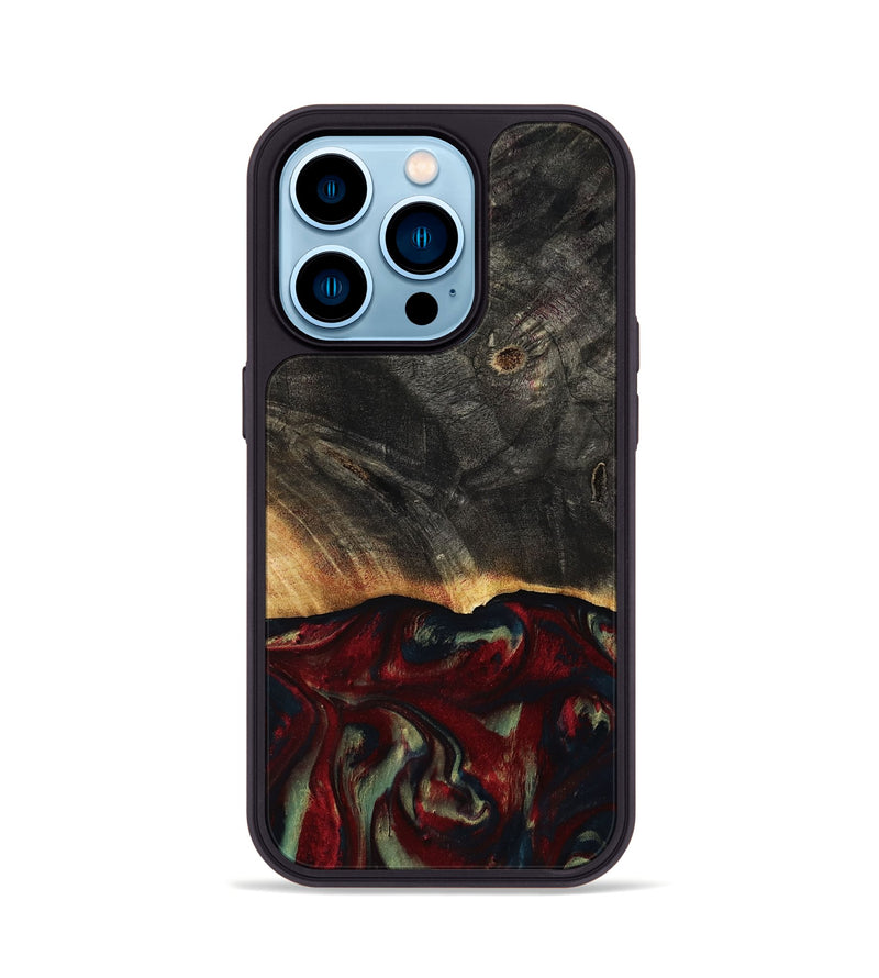 iPhone 14 Pro Wood Phone Case - Millie (Red, 814804)