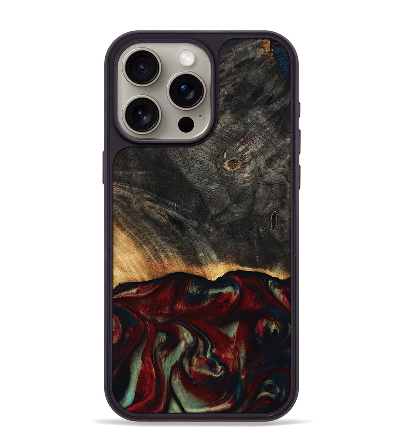 iPhone 15 Pro Max Wood Phone Case - Millie (Red, 814804)